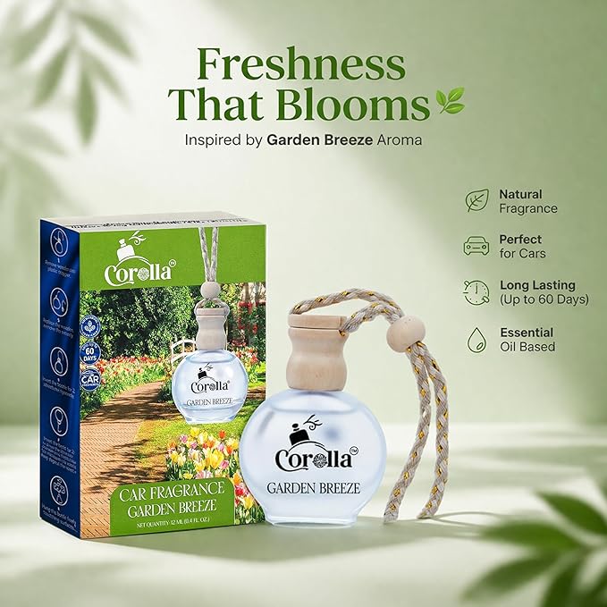 Best Car Perfume for Fresh & Long-Lasting Fragrance | Corolla Garden Breeze
