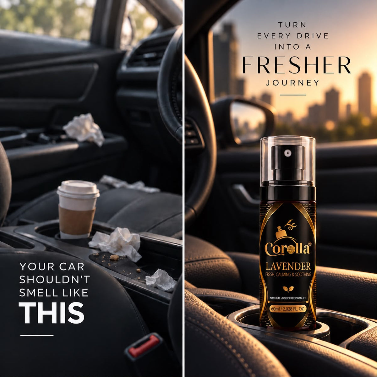 Lavender Luxury Car Perfume Spray | Fresh & Calming