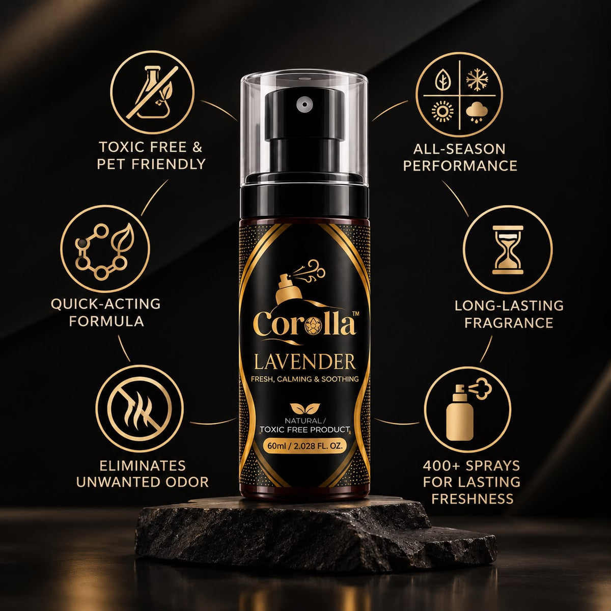 Lavender Luxury Car Perfume Spray | Fresh & Calming
