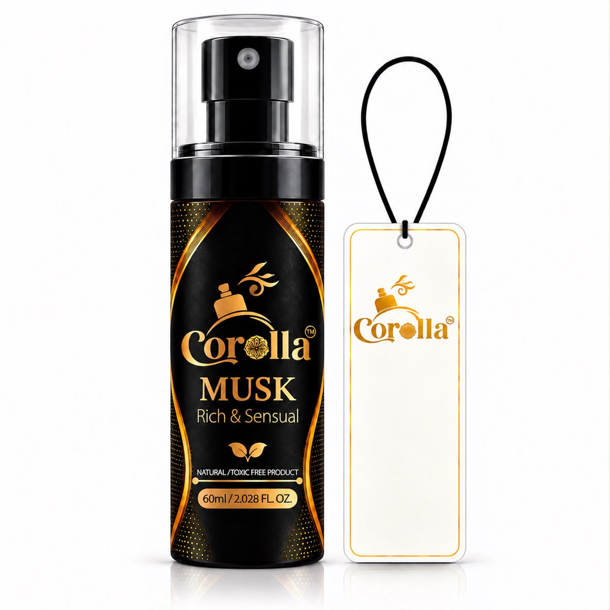 Musk Luxury Car Perfume Spray with Hanging Card