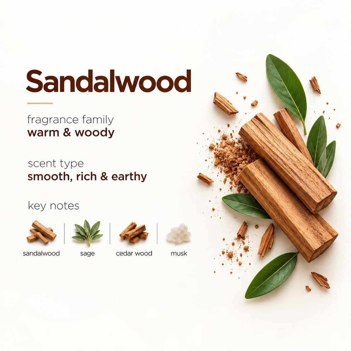 Sandalwood Luxury Car Perfume Spray with Hanging Card